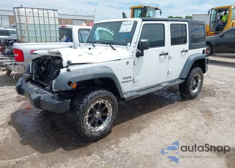 2014 Jeep Wrangler Unlimited Sport из США, поврежденный, VIN 1C4BJWDG6EL290055
